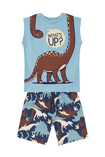 Denokids Boy's Summer Titan T-Shirt and Shorts Set