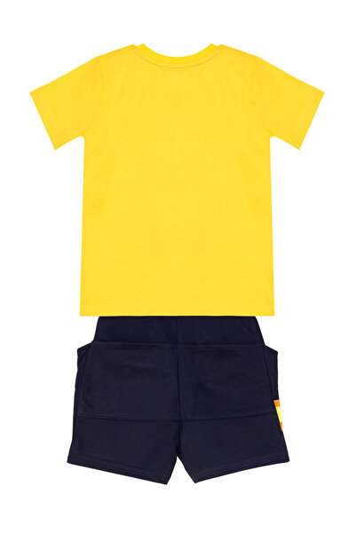 Denokids Boy's Lake Monster Summer T-shirt and Shorts Set