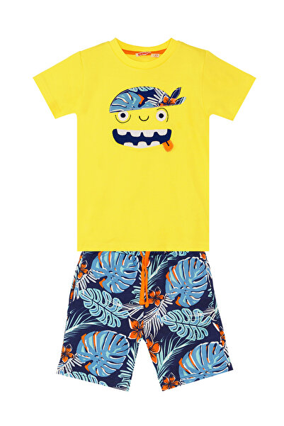 Denokids Boy's Hawaiian Pirate Summer T-shirt and Shorts Set