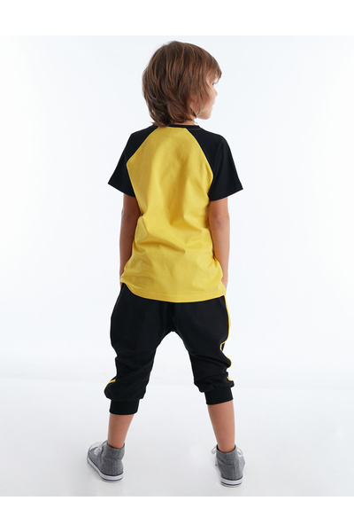 MSHB&G DJ Ape Boy T-shirt Capri Shorts Set