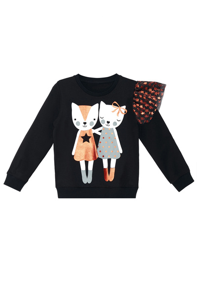 MSHB&G Μακρυμάνικο φούτερ από τούλι για κορίτσια - Tight Friends