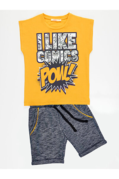 MSHB&G Comics Boy T-shirt Shorts Set