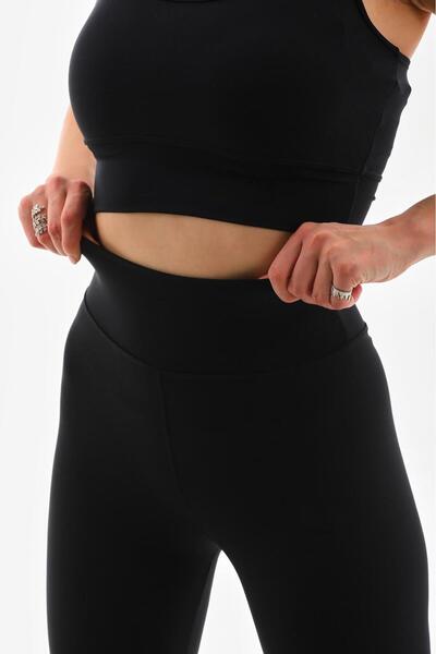 Lacis Αθλητικά κολάν με ψηλή μέση και φαρδιά ζώνη