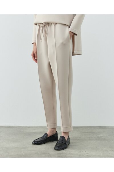 two in sis بنطلون نسائي من قماش السكوبا بتصميم كاروت، بنطلون حجاب، بنطلون سكو...