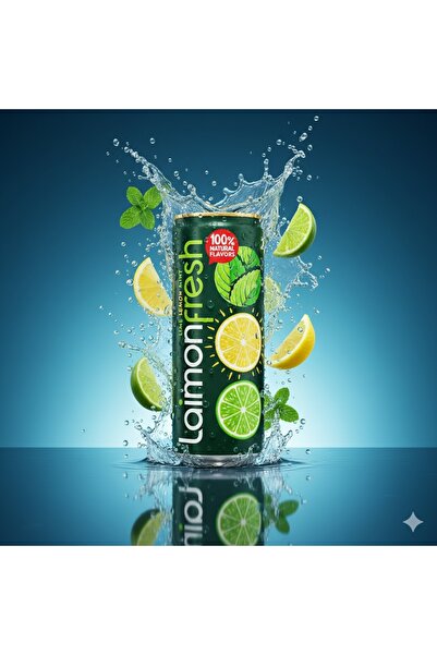 Laimon Fresh LAİMON FRESH NANE-LİMON 330 ML - 6 ADET