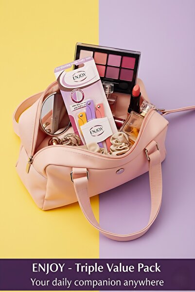 Enjoy 3 قطع ماكينة حلاقة لحلاقة شعر الوجه والجسم - أداة احترافية لإزالة الشعر وتقشيره