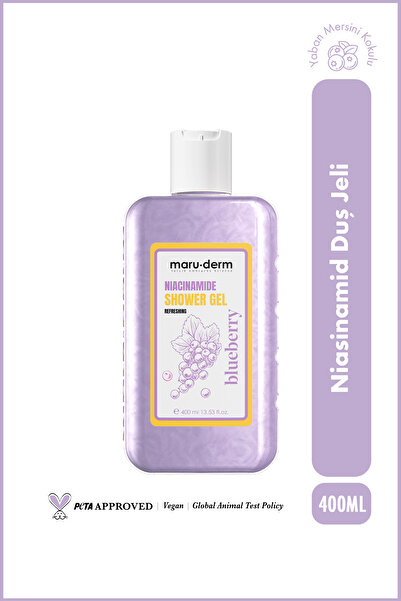 Maru.Derm Niasinamid Duş Jeli 400 ML – Sıkılaştırıcı & Renk Eşitleyici Ferahl...