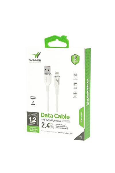 WINNER Silicone USB Charging and Data Cable - Lightning