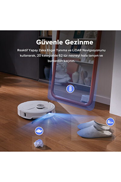 Roborock Q Revo Master Çöp Istasyonlu Akıllı Robot Süpürge - Beyaz