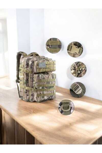 .YNNA YNNA Military Tactical Backpack, 45 Liters, Waterproof, Multicolor