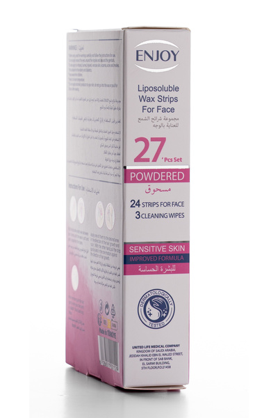 Enjoy LIPOSOL FACE WAX STRIP POWDER 27PCS SET