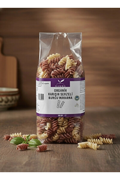 Mamma Emada Organik Karışık Sebzeli Burgu Makarna