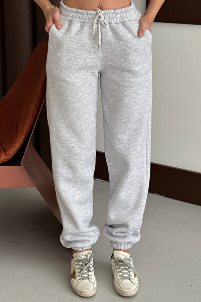 Balenbi Women's High Waist Winter Fleece Thick Sweatpants 1091