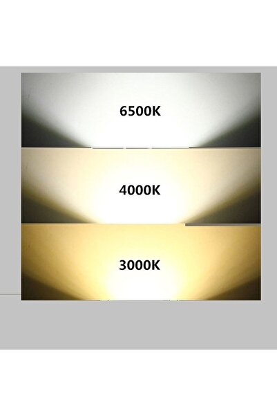 Cata 10 ADET 6 W Sıva Altı Cob Led Beyaz-krom Kasa Spot Gömme Tavan Armatürü 3 Renk Ct-5257 (10 ADET)