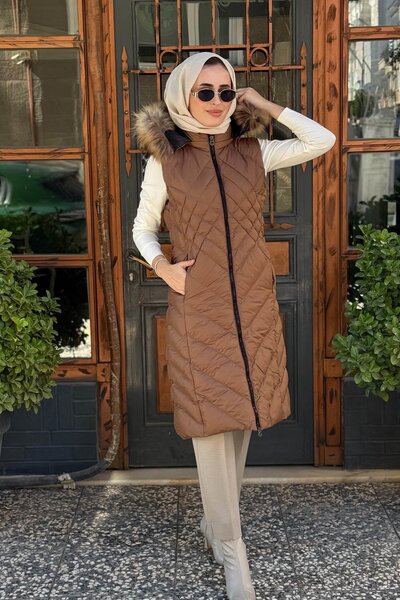 Womania Caramel Equator Vest - 18263 Model