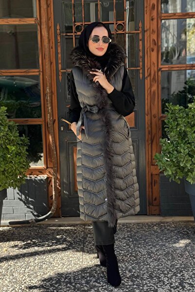 Womania Hautecouture Yelek 18258 Gri