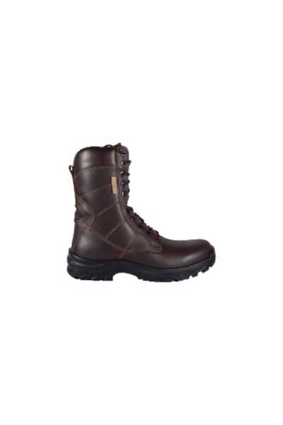 OEM Military Tactical Winter Boots, Brown Leather