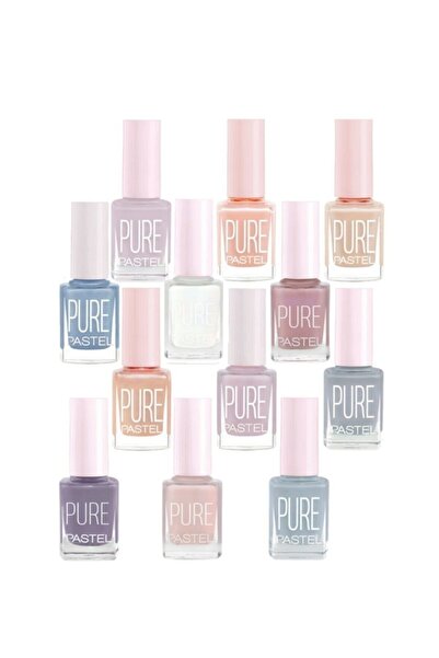 Pastel Pure Oje Yeni Set (12 Adet)