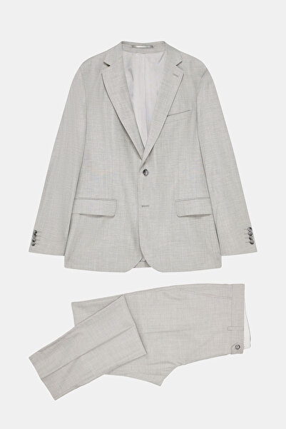 W Collection Gray Buttoned Suit