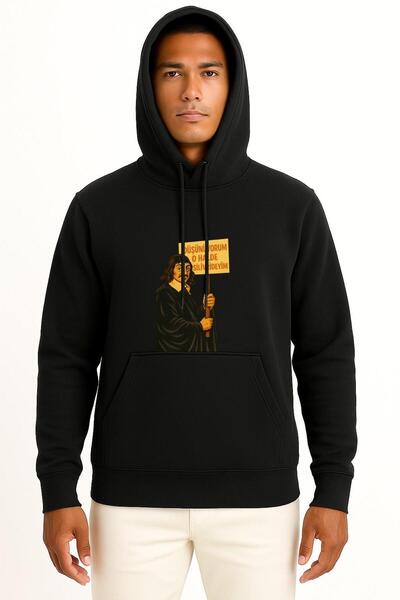 Bahriyeli Collection Hooded I'M Thinking, so I'M Silveryride, Unisex Sweatshi...