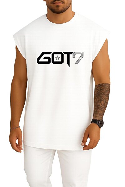 Bahriyeli Collection Logo Got7 supradimensionat, Logo Got7 K-Pop Mulțumesc Bo...