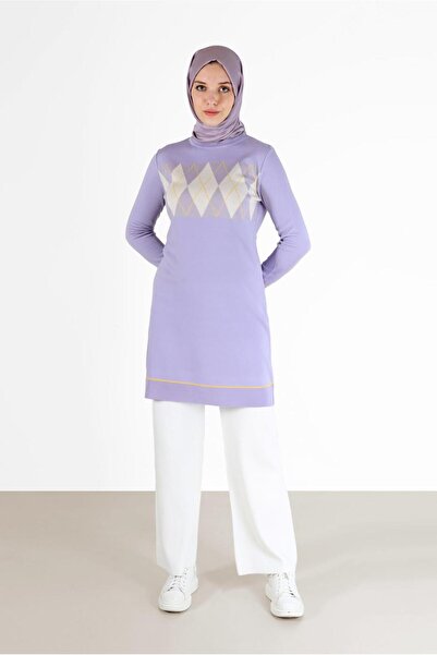 Alvina BAKLAVA PATTERNED DETAILED KNITWEAR TUNIC 42020