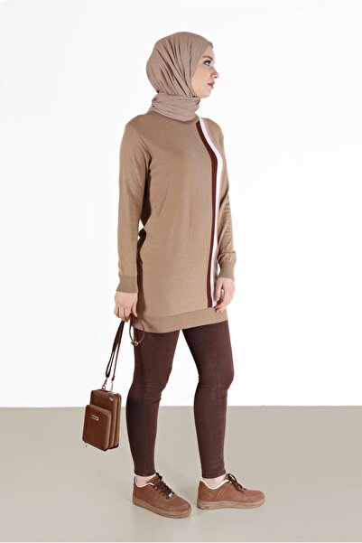 Alvina COLOR RIBBON DETAILED KNITWEAR TUNIC 42107