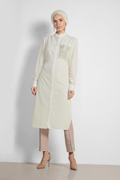 Alvina Belden Bubble Lace up Tunic 4214