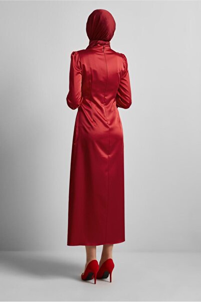 Alvina Satin Dress 45649