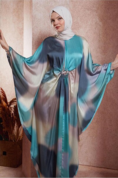 Alvina ROCHIE DE SATIN YORYO BAT SLEEVE 44511