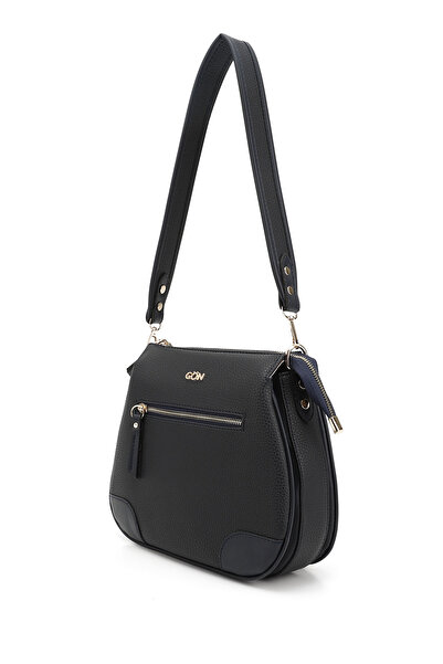 GÖNDERİ(R) DARK BLUE Gön Medium Size Women's Shoulder Bag Q6855