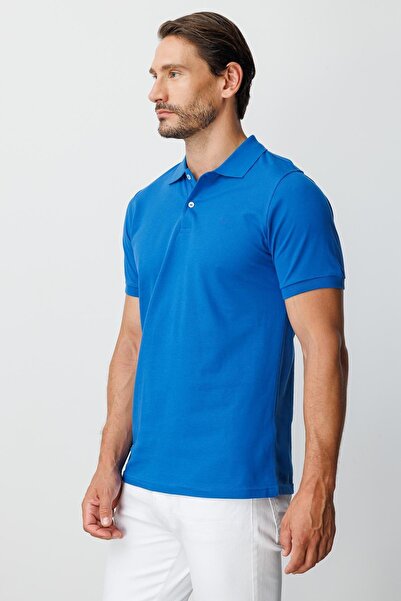 İgs Men's Saks Standard Polo Neck T-Shirt