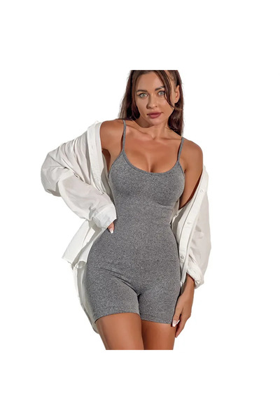 Shappex Yoga Jumpsuit for Women - One-Piece Workout Bodysuit with Tummy Control & Hip Lifting Size: Large