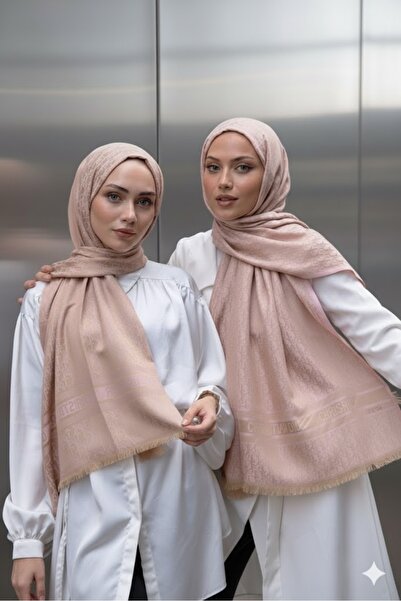 Gogoey D Desenli İpek Kaşmir Çift Taraflı Şal