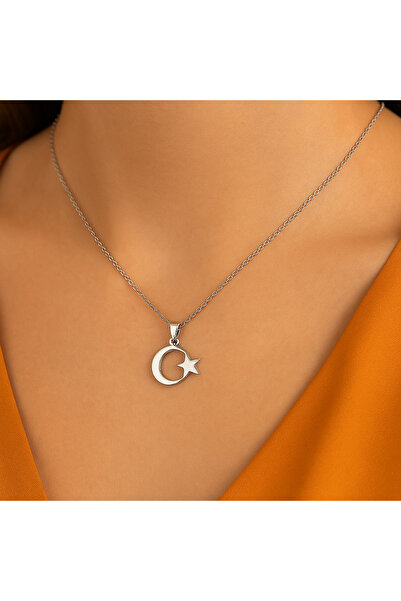 Ariş Ay Yıldız Altın Kolye