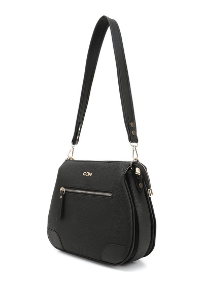 GÖNDERİ(R) Women/Girls Black Long Strap Shoulder Bag