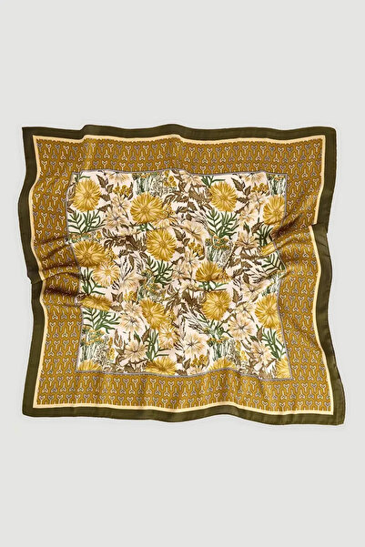 Gusto Floral Scarf - Yellow