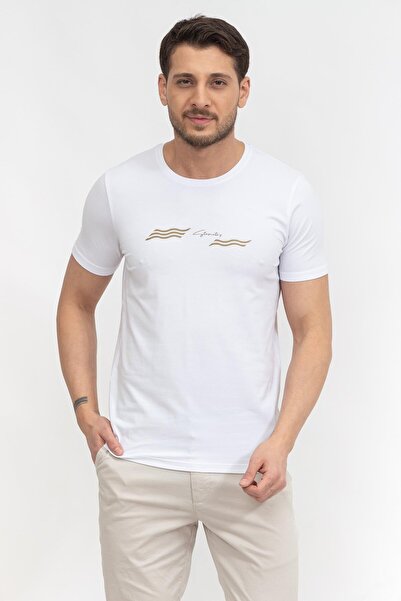 Stamati's Erkek Bisiklet Yaka T-Shirt