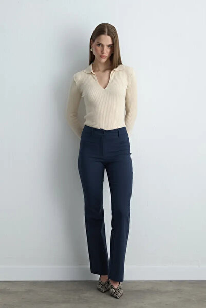 Gusto Magic Flare Pants - Navy Blue
