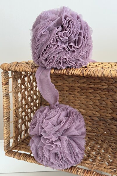 Pastelya Midnight Blue Pompom Accessory Mosquito Net