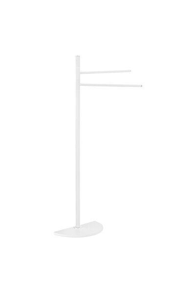Maison Mex Standing towel rack, PIANTANA, L.27 l.13.5 H.83 cm, matt white