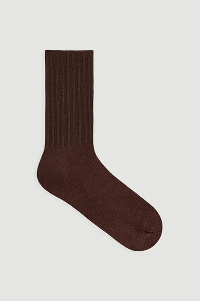 Gusto Wool Socks - Brown