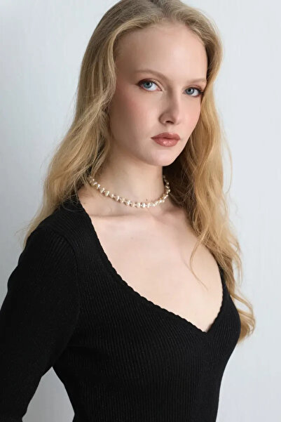 Gusto İnci Kolye - Beyaz