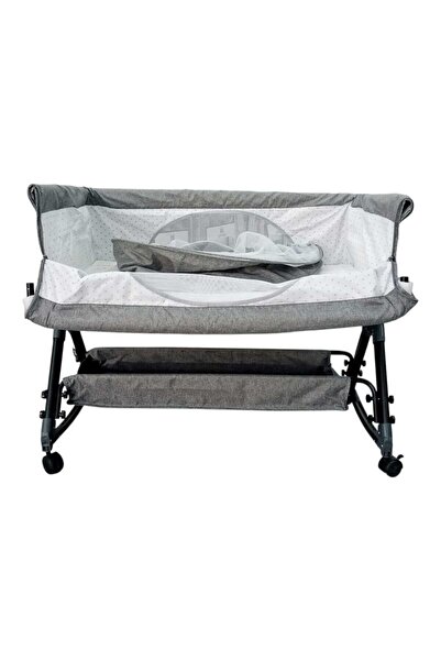 HOURS Foldable Baby Bed, Foldable Newborn Baby Bed, Baby Bed with Large Storage Basket