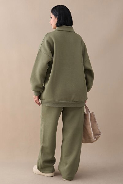 InStyle Raster Zippered Khaki Double Set