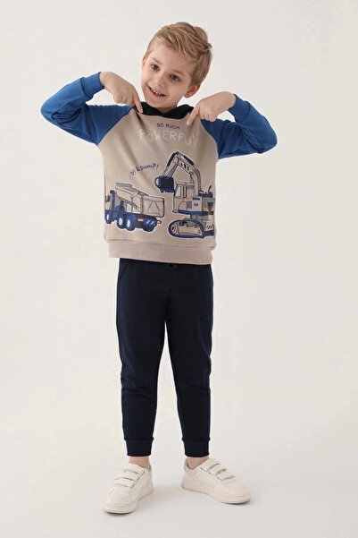 Rolypoly Δυνατό Γκρι Μπλε Σετ φόρμας για αγόρι