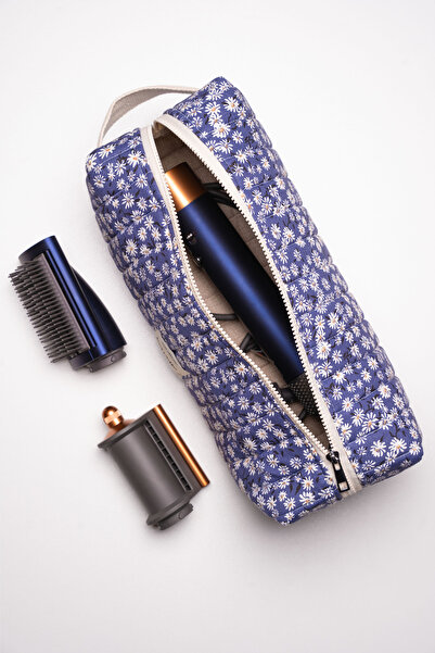 estrella paris PAPATYA Dy-son Airwrap і всі прилади для укладання волосся XL розмір Сумка для подорожей СИНЯ ЛІНІЯ