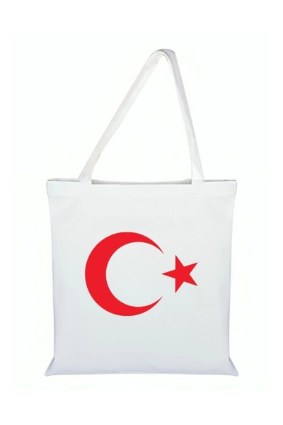 Özcan Tasarım Geantă din pânză imprimată Moon Star - Geantă Moon Star