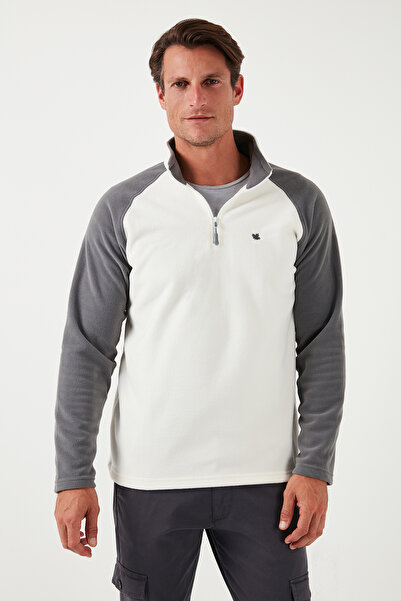 Buratti Slim Fit Half Zipper Cold-Proof Fleece-Lined Pack Fleece Men's Polar 5906055S2