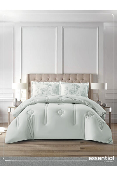 Donetella 3-Piece Comforter Set – King Size 260x240 cm, Microfiber, Digital Quilted 350 Gsm Filling